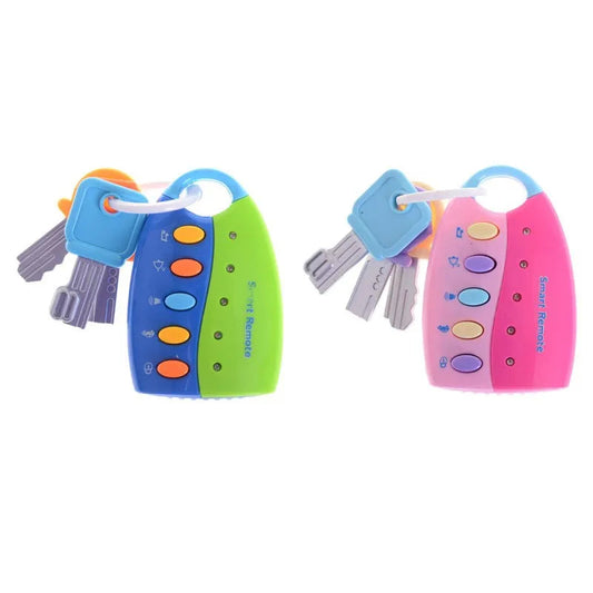 Baby Toy Musical Car Key Vocal Smart Remote Car Voices Pretend Play Educational Toys For Children Baby Music Toys Good Vibrations