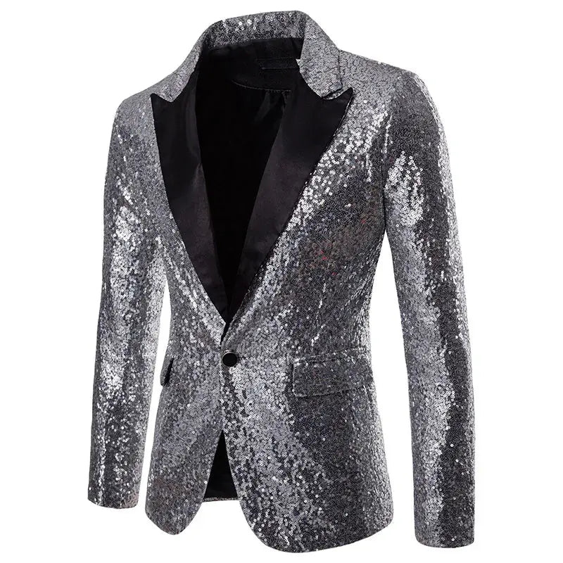 Men Blazer Banquet Wedding Blazer Party Blazer Bar Night Club Suit Men Coats Bright Suit Paisley Suit Fashion Men Suit Good Vibrations