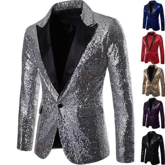 Men Blazer Banquet Wedding Blazer Party Blazer Bar Night Club Suit Men Coats Bright Suit Paisley Suit Fashion Men Suit Good Vibrations