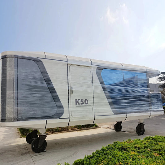 Prefab Space Capsule House With Bed Cabin Hotel Container Home Sleep Pod Outdoor Luxury Pod Good Vibrations