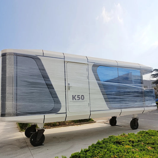 Prefab Space Capsule House With Bed Cabin Hotel Container Home Sleep Pod Outdoor Luxury Pod Good Vibrations
