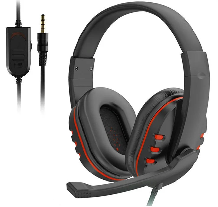 Headphones 3.5mm Wired Gaming Headset Earphones Music For PS4 Play Station 4 Game PC Chat computer With Microphone Good Vibrations