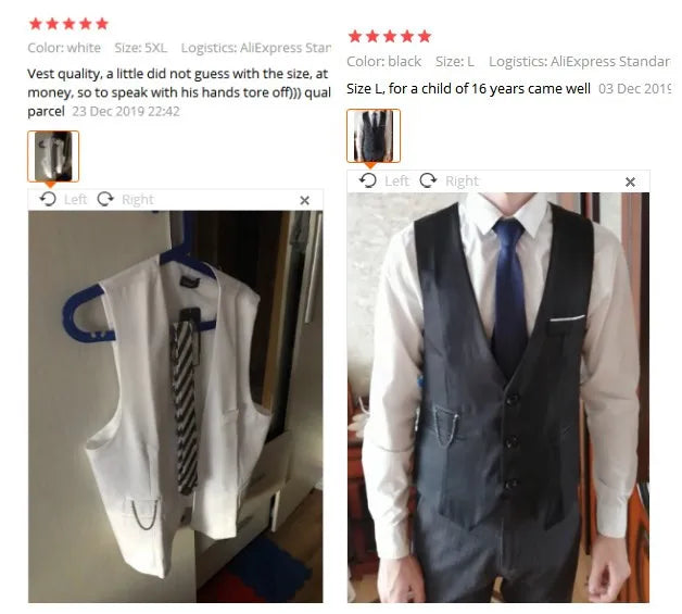 New Arrival Dress Vests For Men Vest Slim Fit Mens Suit Vest Male Waistcoat Gilet Homme Casual Sleeveless Formal Business Jacket Good Vibrations