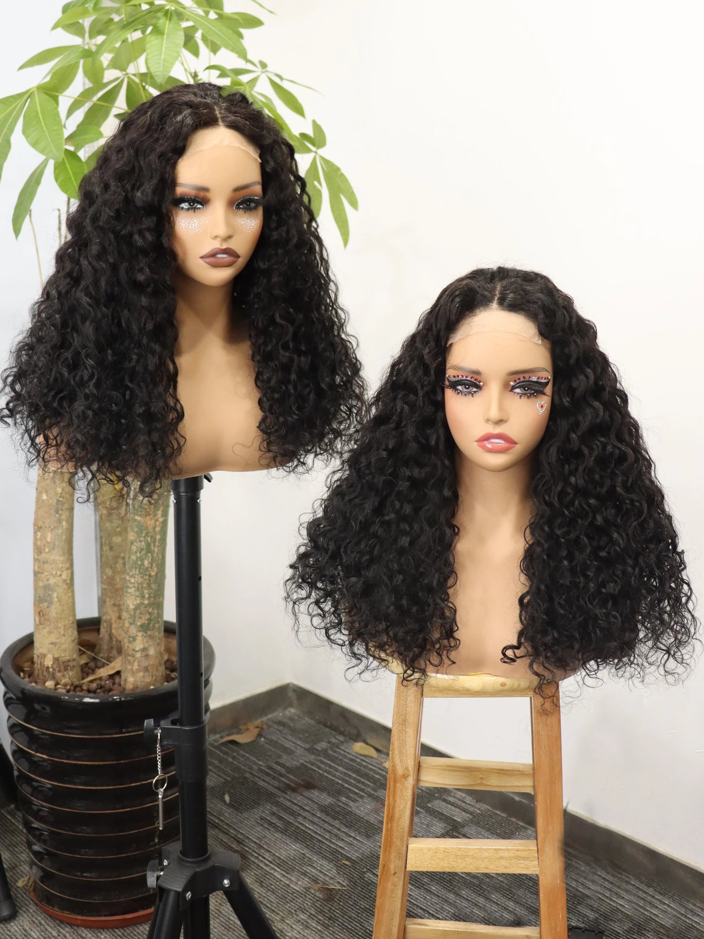 Raw Vietnamese Straight Human Hair Wigs 100% Virgin Hair Bleached Knots 4x4 Lace Closure Wigs for Women 250% Density Melt Skin Good Vibrations