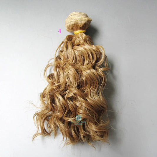 15cm & 25cm*100cm Wool rolls dolls wig for 1/3 1/4 1/6 BJD/SD Doll hair Accessories Good Vibrations
