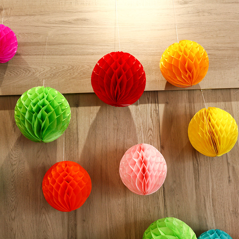 10cm 15cm 20cm 25cm 30cm Decorative Round Tissue Paper Honeycomb Balls Wedding Decoraions Birthday Party Baby Shower Supplies1pc Good Vibrations