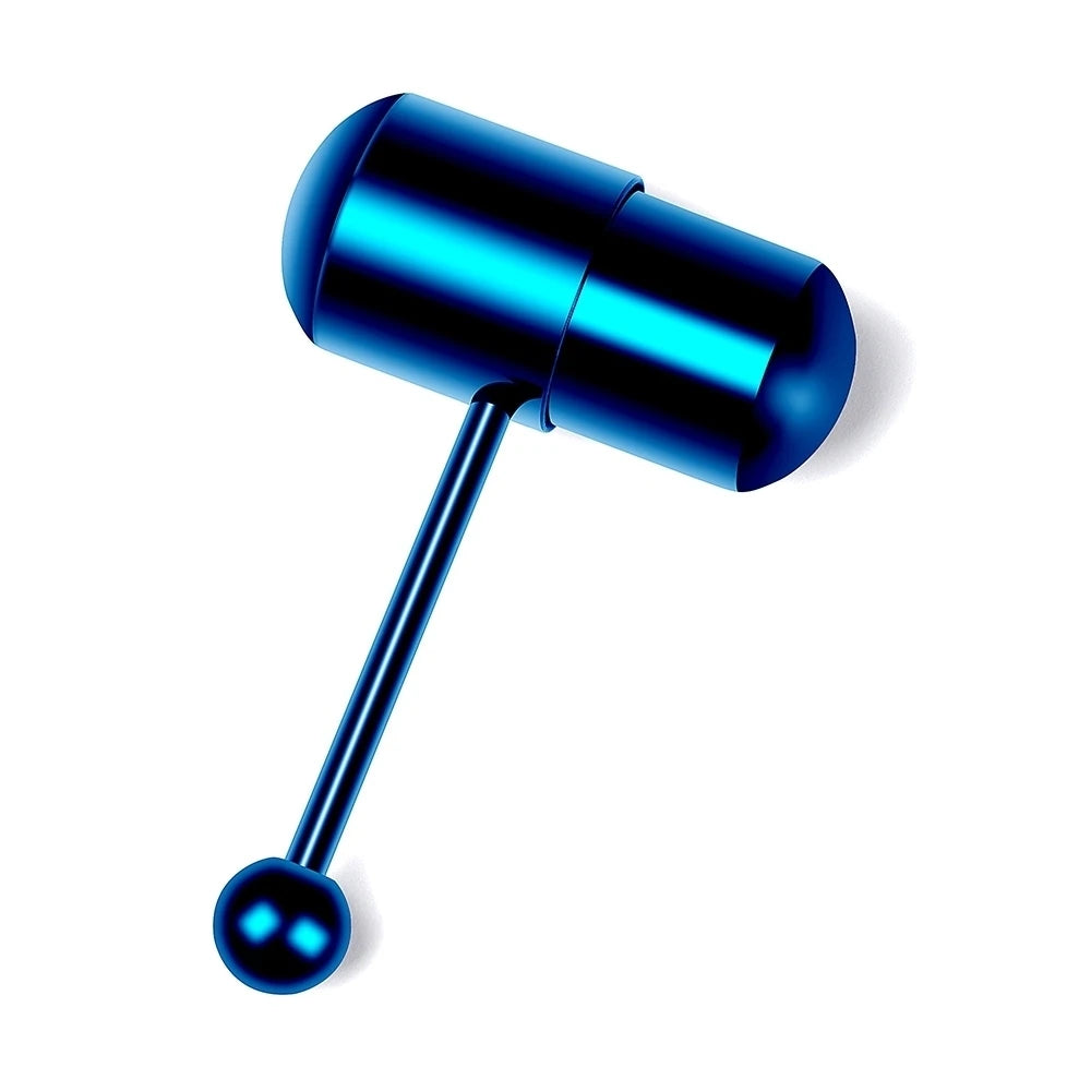 With Battey Vibrating Tongue Ring 16G Surgical Steel Tongue Piercing Ring Vibrated Tongue Piercing Bar Body Jewelry Lengua Sexy Good Vibrations Adult Super Store