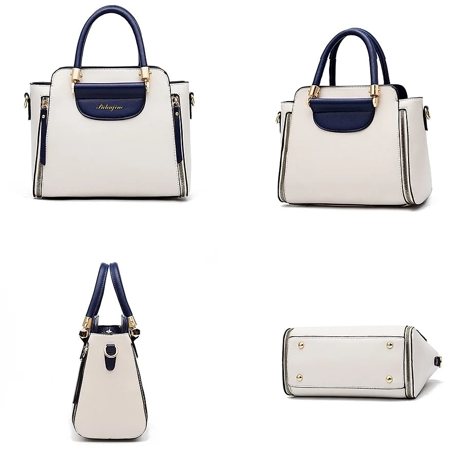 Women's bag 2025 new fashion women's bags hit color hand-held  bag Europeand the United States all-match shoulder messenger bag Good Vibrations
