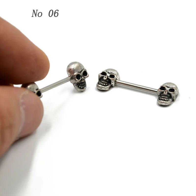 1Pair Flower Charming Nipple Rings For Women Body Piercing Jewelry Nipple Piercing Heart Barbell 14G Nipple Shield Good Vibrations Adult Super Store