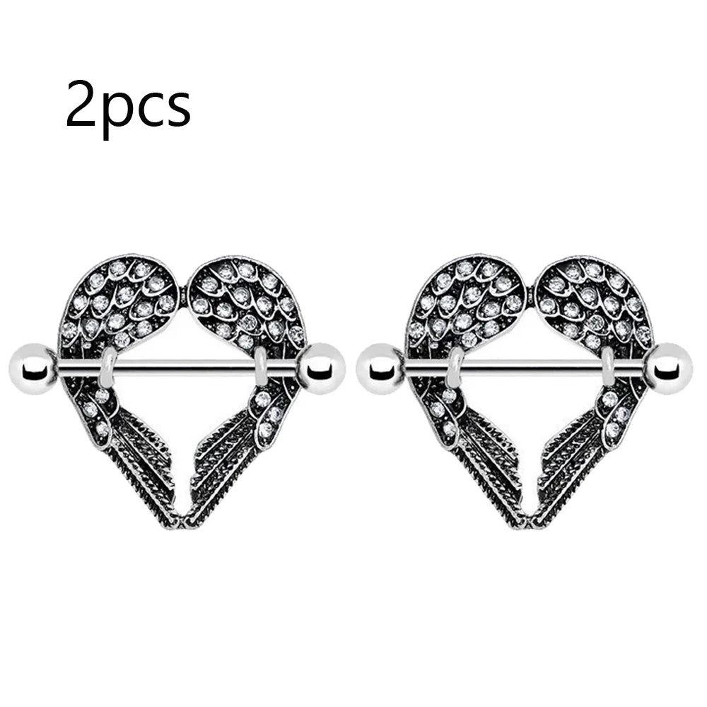 10 Style 14G Nipple Rings Nipplering for Women Straight Tongue Rings Barbell Nipple Rings Piercing Jewelry Good Vibrations Adult Super Store