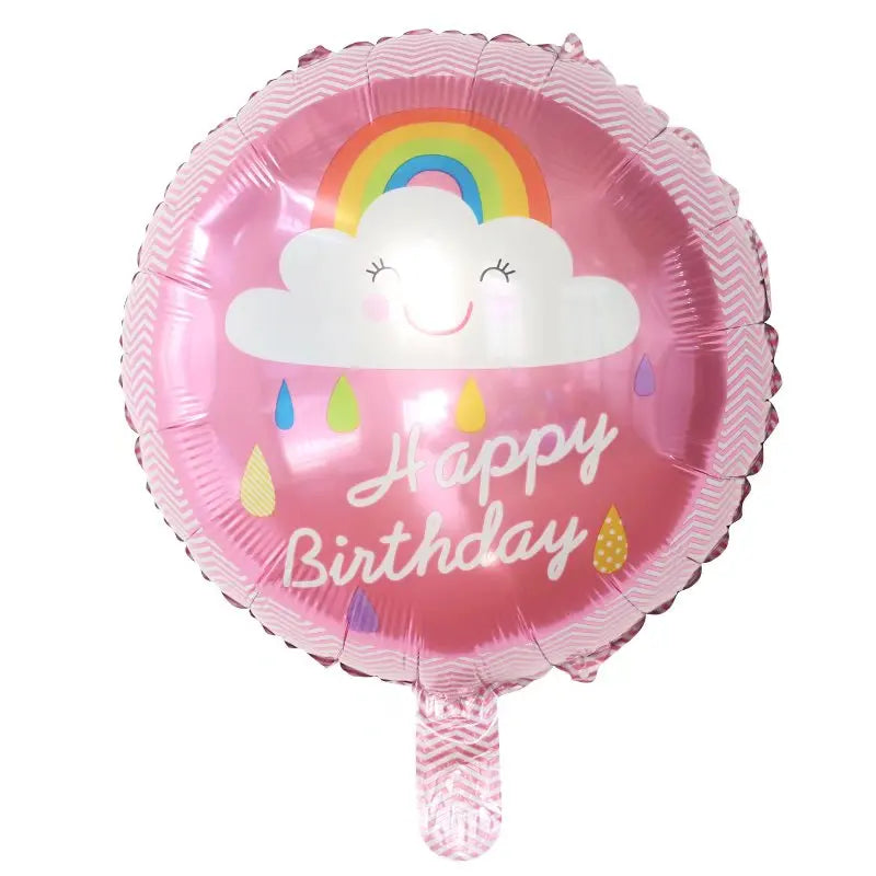10pcs 18inch Happy Birthday Balloons Baby Shower Balloon Happy Birthday Party Decoration Foil Globos Good Vibrations