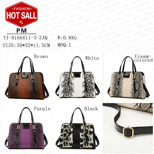 Pu Leather Hot Selling Purse Tote Bag Shoulder Bag 3 Pieces One Set Fashion Large Capacity Shoulder Bag Good Vibrations