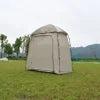 Bike Storage Tent Single Layer Lightweight Waterproof Quick Automatic Opening Four-Season Bike Shed for 3 Bikes & Garden Tools Good Vibrations