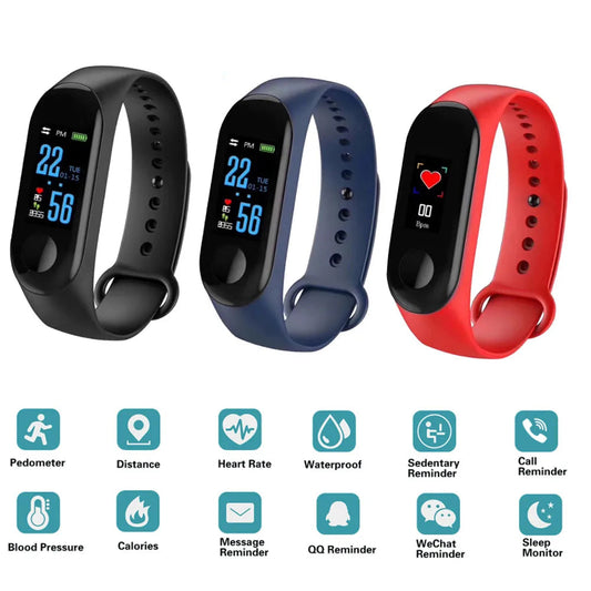 Smart Watch Kids Watches Children For Girls Boys Sport Bracelet Child Wristband wristband Fitness Tracker Smartwatch Waterproof Good Vibrations