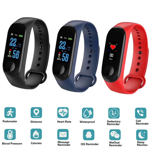 Smart Watch Kids Watches Children For Girls Boys Sport Bracelet Child Wristband wristband Fitness Tracker Smartwatch Waterproof Good Vibrations