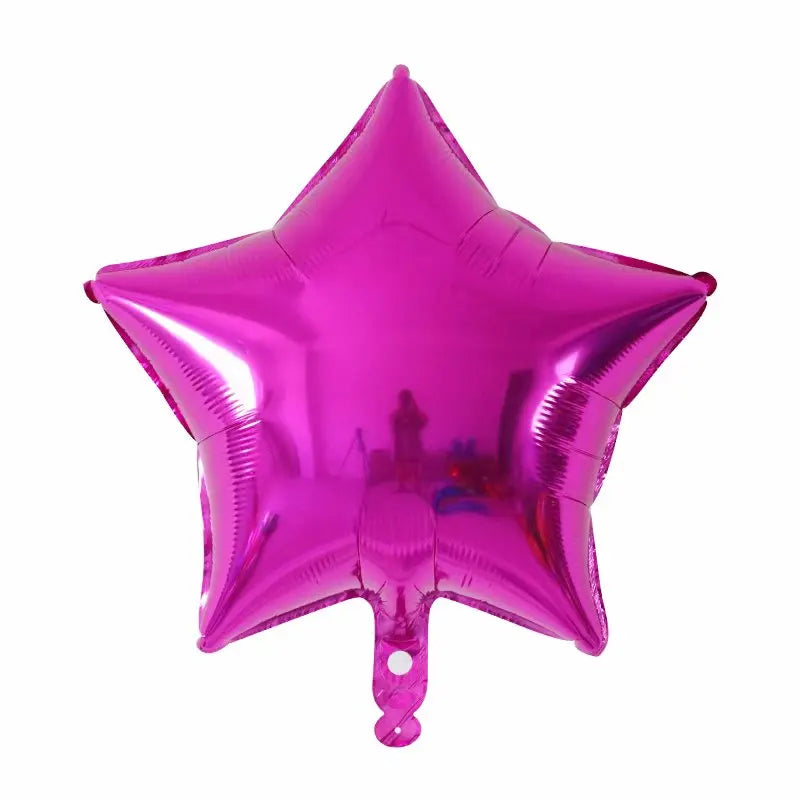 10pcs/lot 18inch Baby Shower Star Foil Balloon Wedding Anniversary Children's Birthday Party Decor Kids Balloons Helium Globos Good Vibrations
