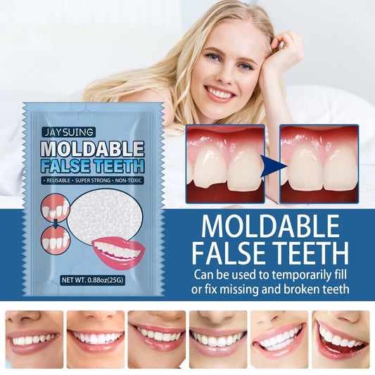 Jaysuing Solid Dental Glue Halloween Costume Party Vampire Dental Glue Prosthetic Dental Glue Hole Filling Good Vibrations