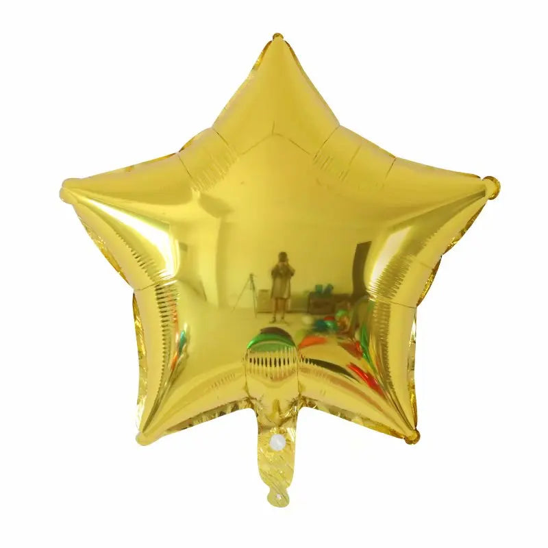 10pcs/lot 18inch Baby Shower Star Foil Balloon Wedding Anniversary Children's Birthday Party Decor Kids Balloons Helium Globos Good Vibrations
