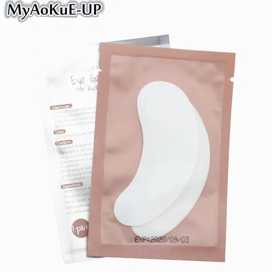 High Quality 50pairs Women Lint Free Under Eyes Pads Patches Eyelash Extension Tips Sticker Wraps Make Up Tool Eyelashes Patches Good Vibrations