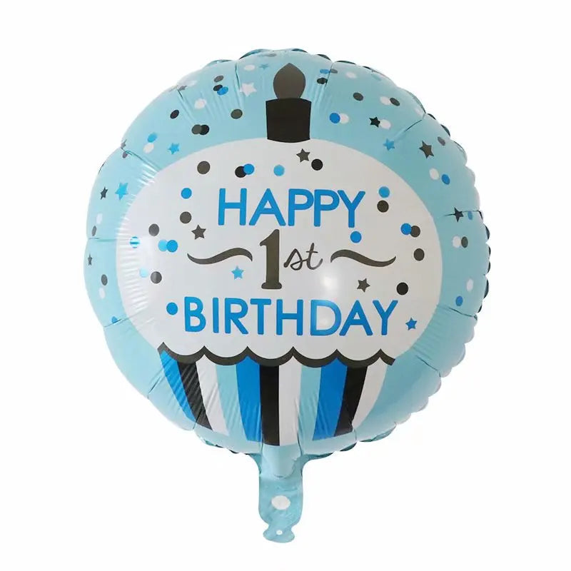 10pcs 18inch Happy Birthday Balloons Baby Shower Balloon Happy Birthday Party Decoration Foil Globos Good Vibrations