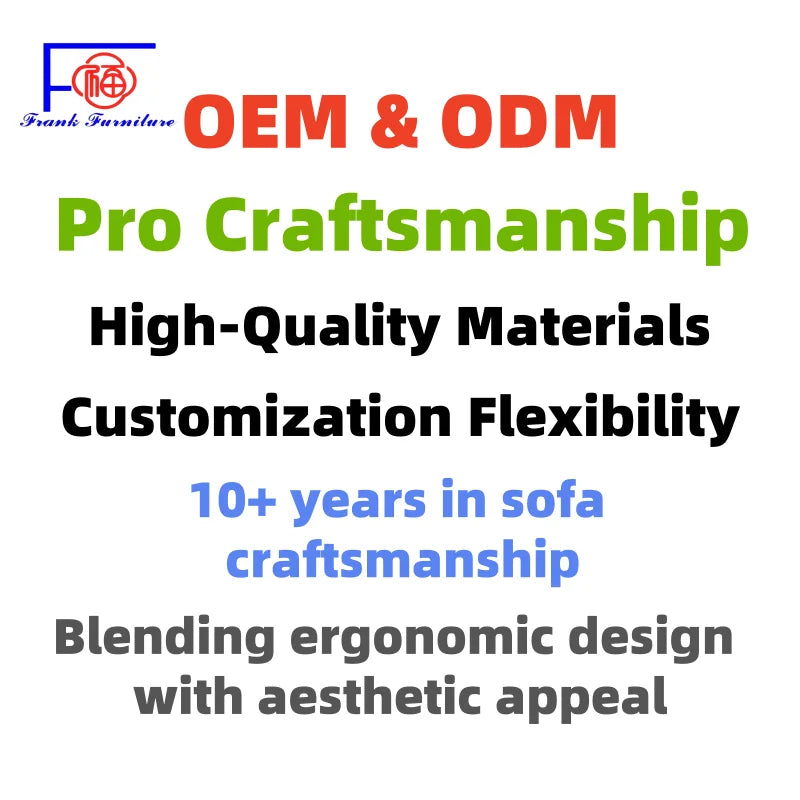 Frank Furniture Hot Selling American Style Leisure Sofa Bed Modern Three Seat Living Room Furniture Set Extendable Feature Good Vibrations