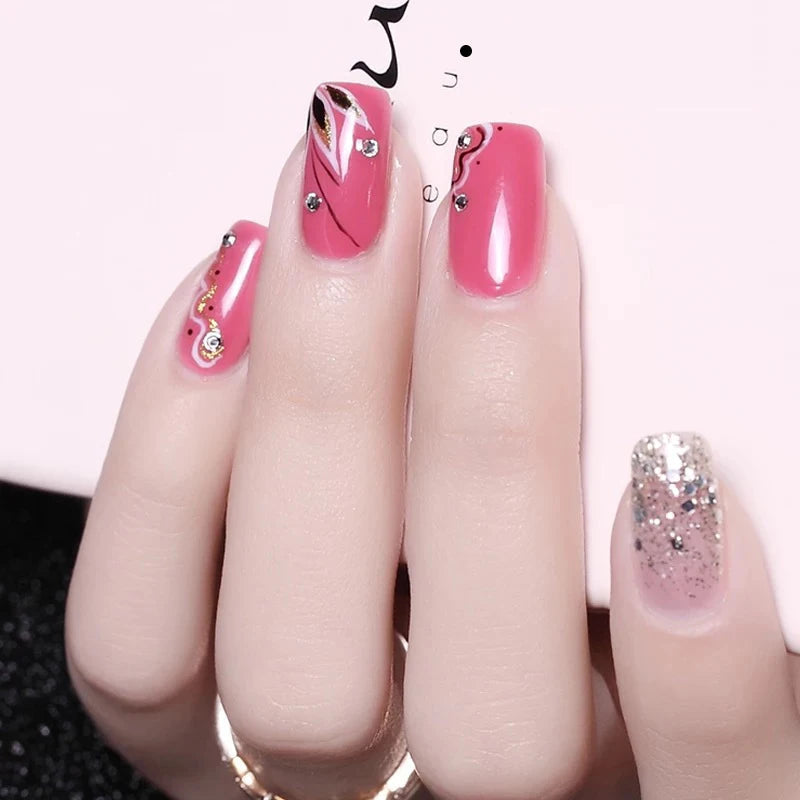 5pcs 2 Way Nail Art Brush Liner Gel Nail Art Painting Pens Polish Dotting Manicure Brushes Set Beauty Tool Good Vibrations