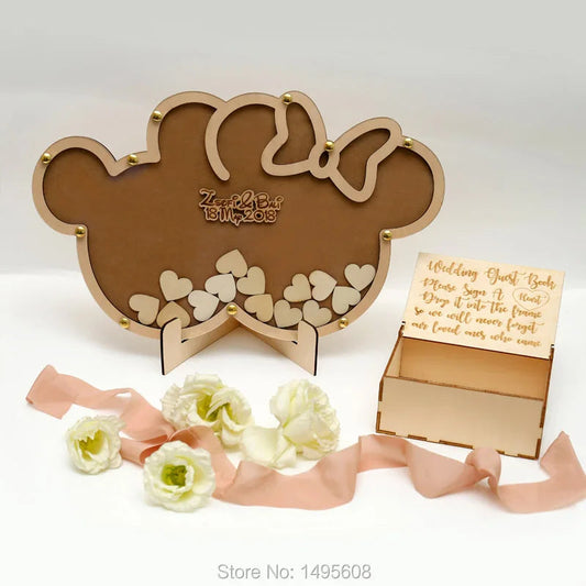 Wedding Guest Book Alternative, Custom Wedding, Wedding Drop Box, Custom guestbook for guests,Couples wedding gifts, wedding box Good Vibrations