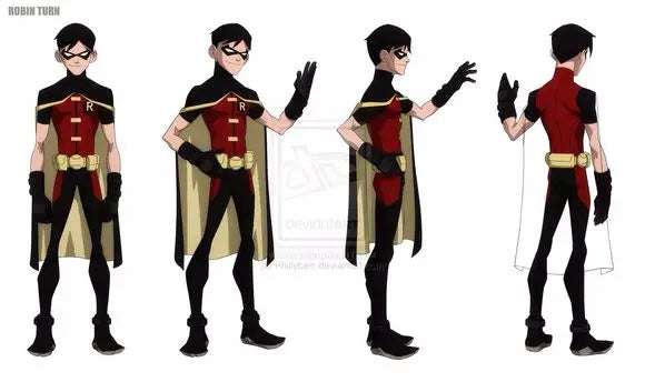 Robin Cosplay Costume Whole Outfit Halloween Cosplay Costume gift mask and gloves 11 Good Vibrations