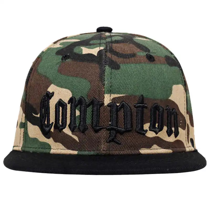 2019 new COMPTON embroidery Baseball Cap Hip Hop Snapback caps flat fashion sport Hat For Unisex Adjustable dad hats Good Vibrations