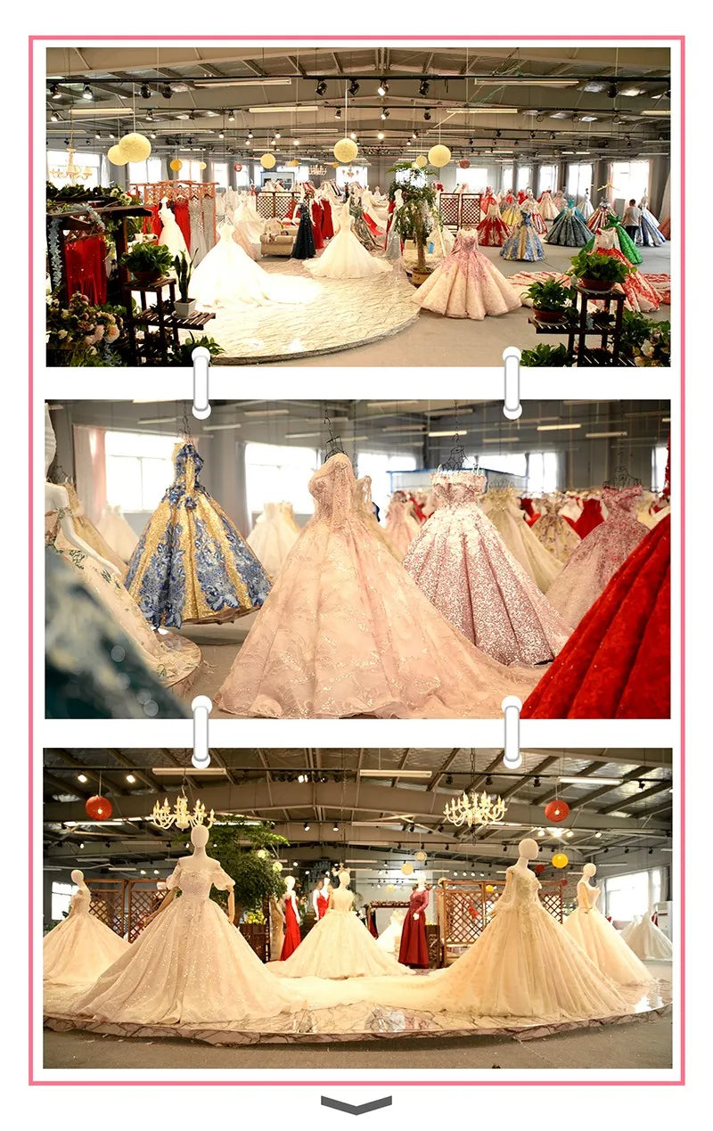 Luxury Satin Wedding Dress Court Train Elegant Boat Neck Princess Wedding Gown Plus Size Custom Made Sfy42