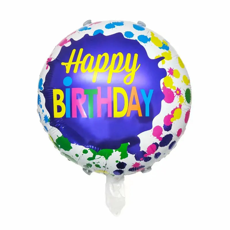 10pcs 18inch Happy Birthday Balloons Baby Shower Balloon Happy Birthday Party Decoration Foil Globos Good Vibrations