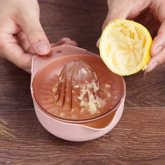 Kitchen Gadgets Free Wheat Fiber Baby Fruit Puree Maker Citrus Hand Press Mini Orange Manual Juicer Plastic Lemon Lime Squeezer Good Vibrations