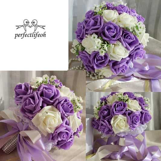 perfectlifeoh Bridal Bouquet for Wedding flower wedding bouquet Wedding Bouquets Good Vibrations