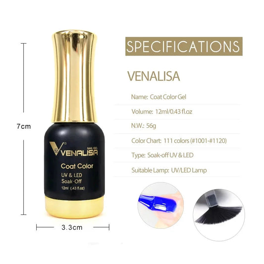 Nail Salon Long Lasting Shining Soak Off Color Nail Gel Polish Good Quality Topcoat Color Gel 111 Colors Nail Polish Gel Lacquer Good Vibrations