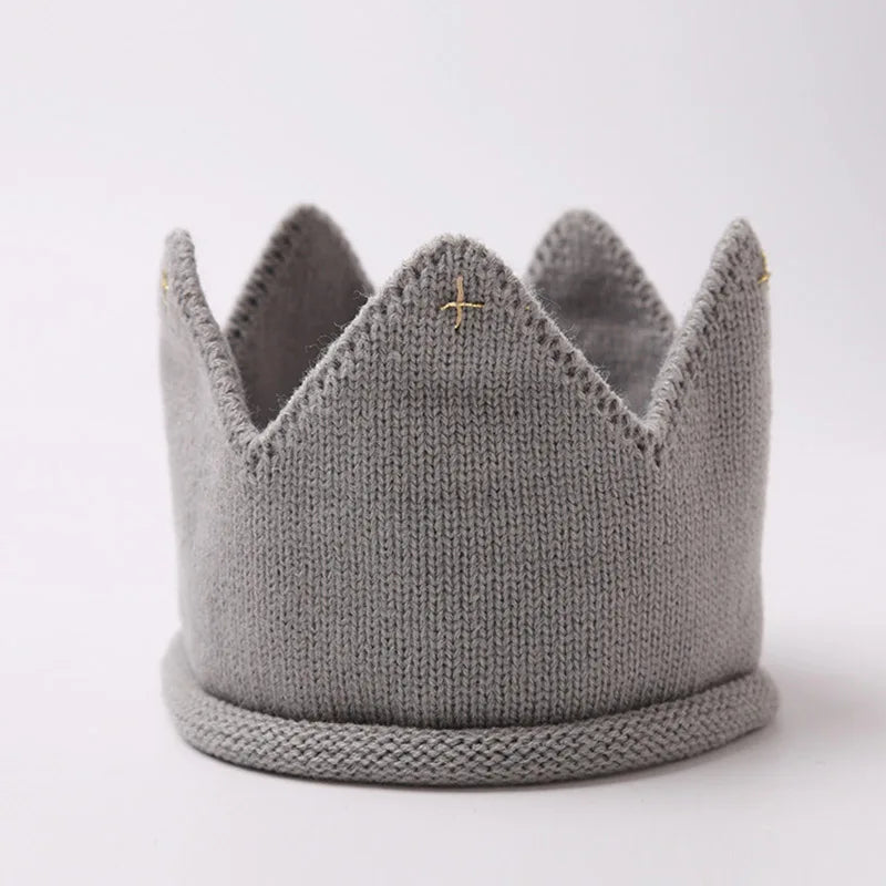 Knit Crown Baby Headband Infant Baby Turban Headbands For Girls Kids Toddler Princess Hair Band Haarband Baby Hair Accessories Good Vibrations