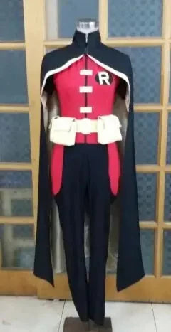 Robin Cosplay Costume Whole Outfit Halloween Cosplay Costume gift mask and gloves 11 Good Vibrations