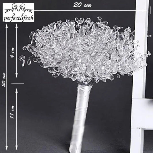perfectlifeoh Wedding bouquet Bridal wedding bouquet holding hands Crystal boutique wedding bouquet Good Vibrations