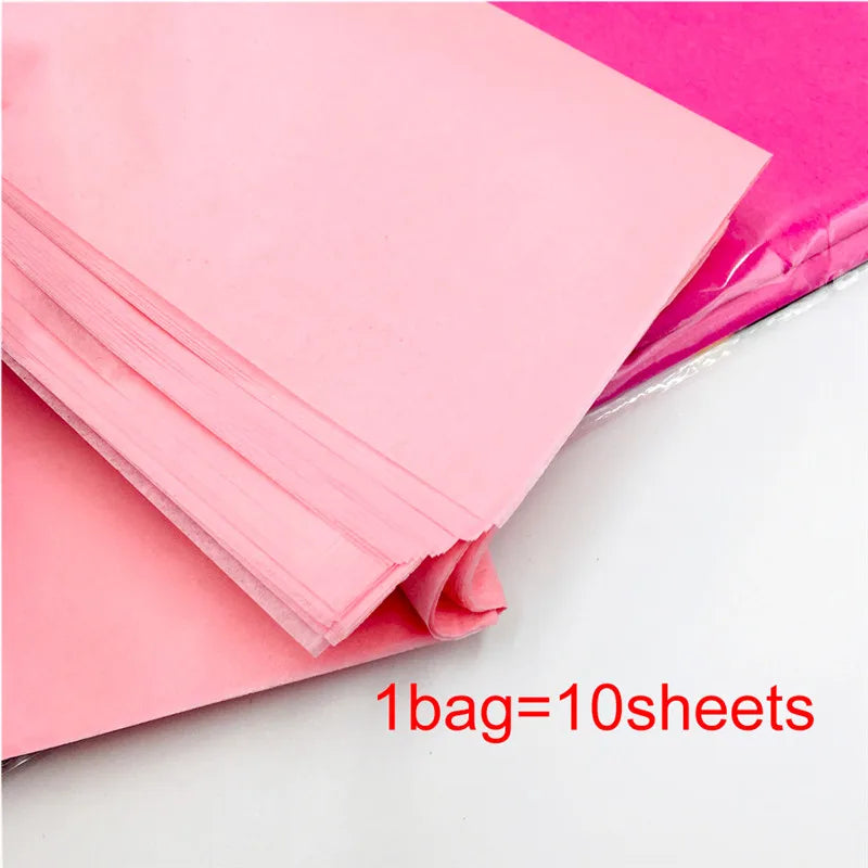 10 Sheets 50*66cm Tissue Paper DIY Handmade Craft Paper Flowers Gift Packing Wedding Festive & Party Home Decoration Supplies Good Vibrations
