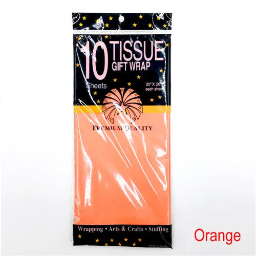 10 Sheets 50*66cm Tissue Paper DIY Handmade Craft Paper Flowers Gift Packing Wedding Festive & Party Home Decoration Supplies Good Vibrations