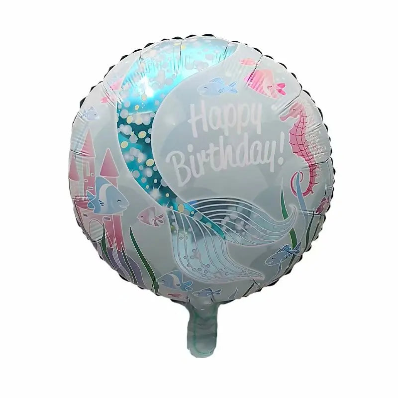 10pcs 18inch Happy Birthday Balloons Baby Shower Balloon Happy Birthday Party Decoration Foil Globos Good Vibrations