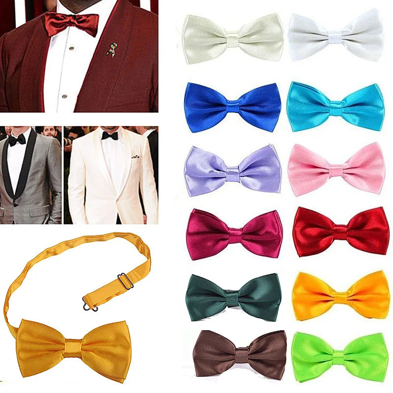 Bowtie Men Formal Necktie Boy Men's Fashion Business Wedding Bow Tie Male Dress Shirt krawatte Cravats Mens Gift Good Vibrations