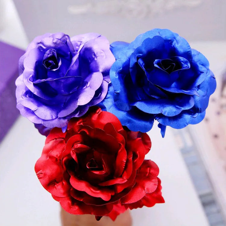 Best Gift For Girlfriend Golden Rose Wedding Decoration Golden Flower Valentine's Day Gift Gold Rose Gold Flower with Box -15 Good Vibrations