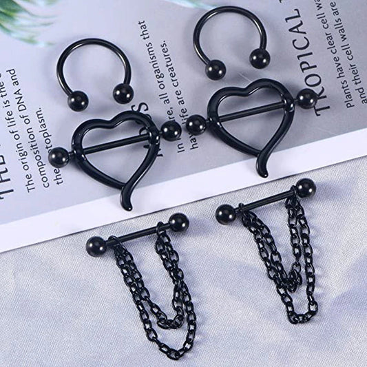 10 Style 14G Nipple Rings Nipplering for Women Straight Tongue Rings Barbell Nipple Rings Piercing Jewelry Good Vibrations Adult Super Store