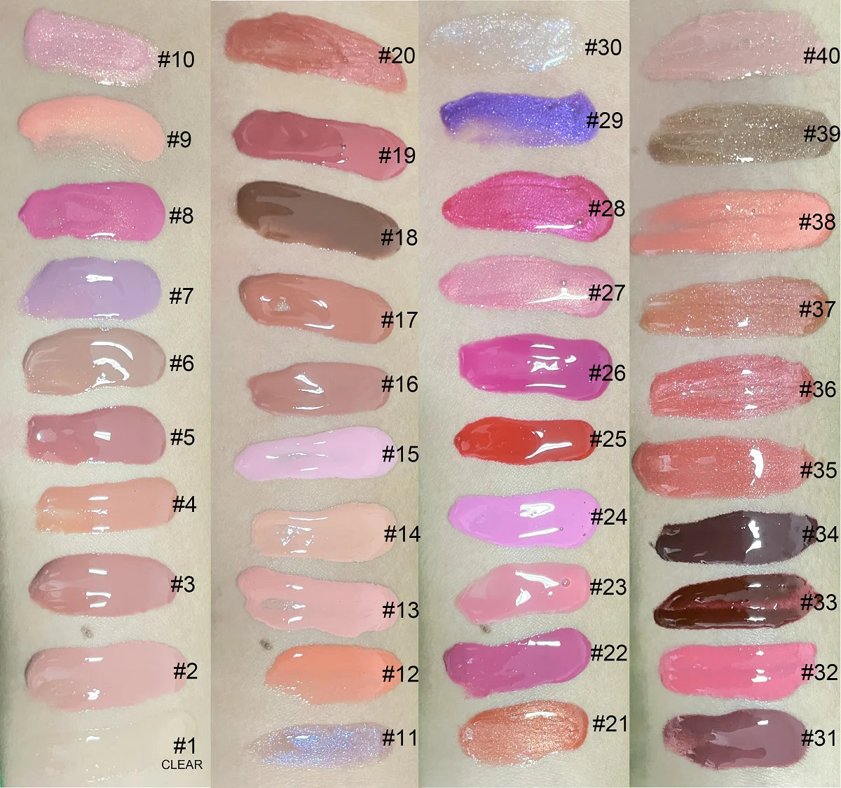 Valentine's Day Gifts pink Heart Tube Lip Gloss Private Label Good Vibrations