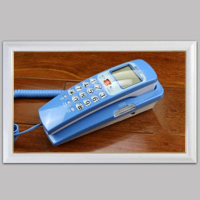 Corded Phone Landline Telephone With FSK / DTMF Caller ID,Ringtone Adjustment,Support Callback for Home Office telefono fijo Good Vibrations