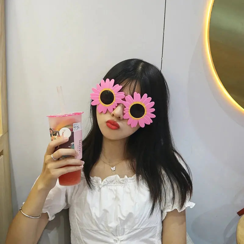 1 Pcs Sunglasses Funny Crazy Party Dress Glasses Accessories Novelty Costume Party Carnival Glasses Event Decoration Supplies Good Vibrations