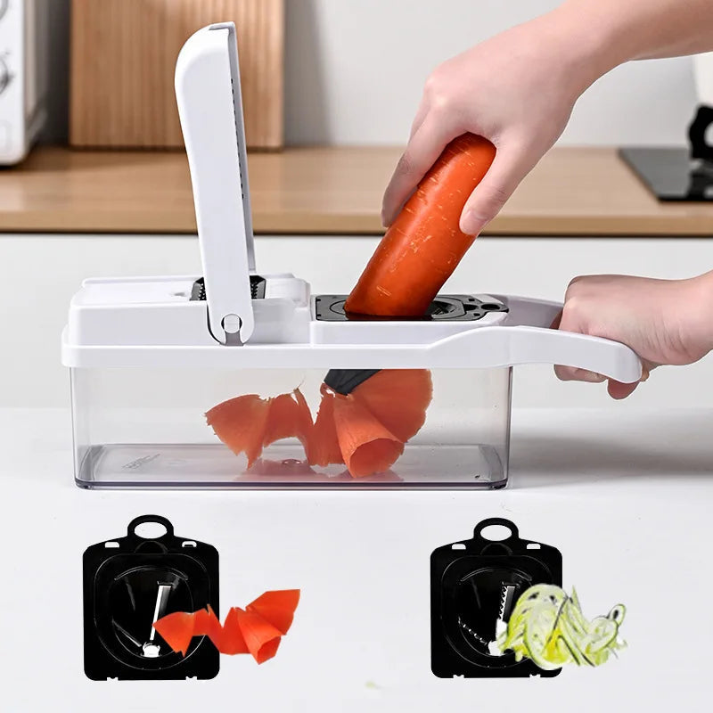 Kitchen Accessories 15-in-1 Fruit & Vegetable Slicer Grater Mini Food Chopper-Kitchen Tools Good Vibrations