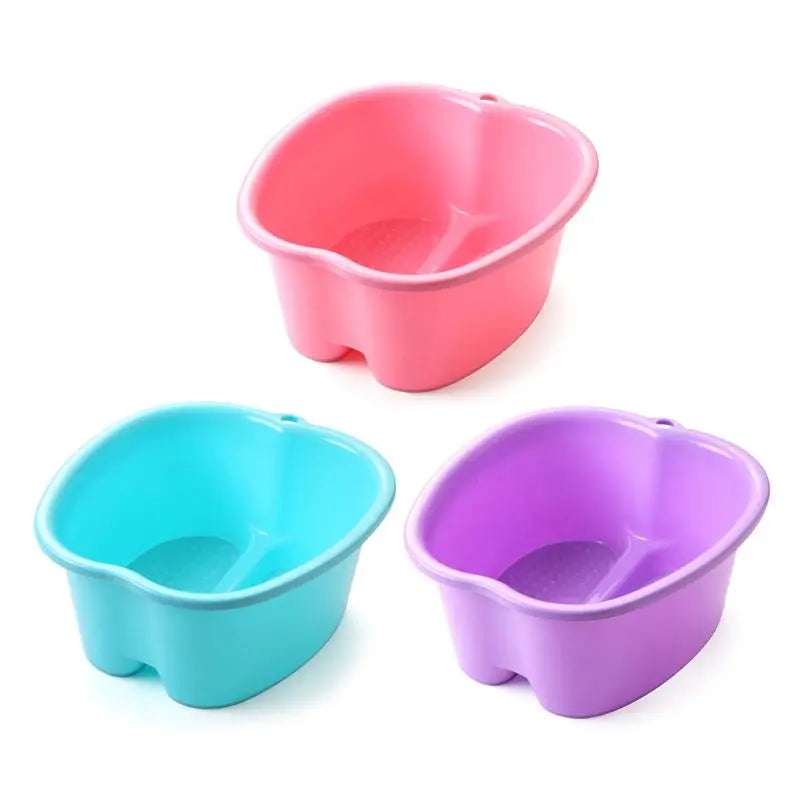 Plastic Large Foot Bath Spa Tub Basin Bucket for Soaking Feet Detox Pedicure Massage Portable 4 Colors Good Vibrations Adult Super Store