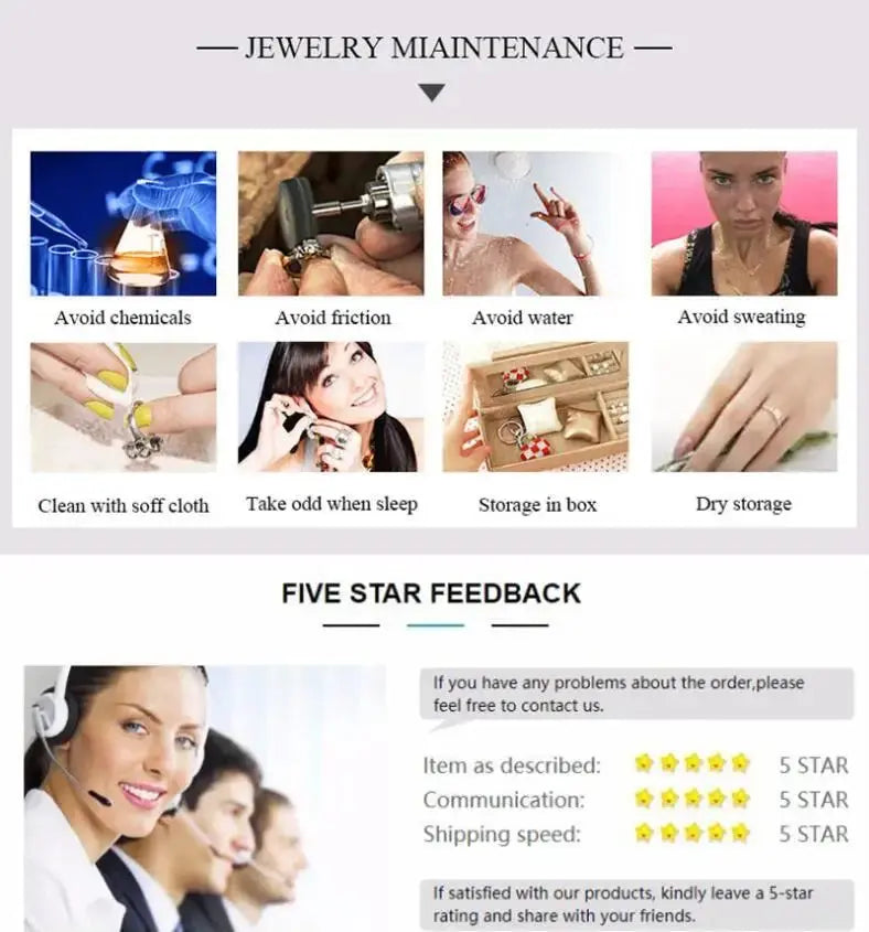 Fashion Unique Gift for Women Birthday 925 Sterling Silver Color White Waterdrop Zircon Stone Pendant with 18 Inch Chain Set Good Vibrations Adult Super Store