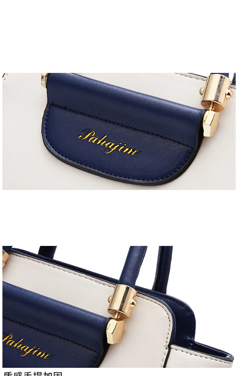 Women's bag 2025 new fashion women's bags hit color hand-held  bag Europeand the United States all-match shoulder messenger bag Good Vibrations
